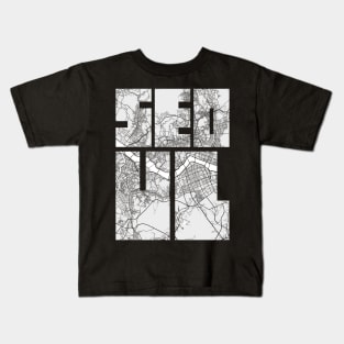 Seoul, South Korea City Map Typography - Light Kids T-Shirt